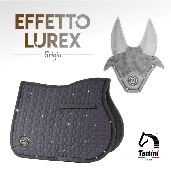 SOTTOSELLA E CUFFIA LUREX TATTINI GRIGIO