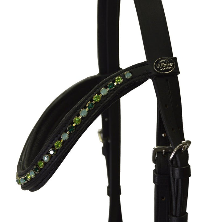 BRIGLIE MONTA INGLESE CRYSTAL VERDE WINNER  NERA