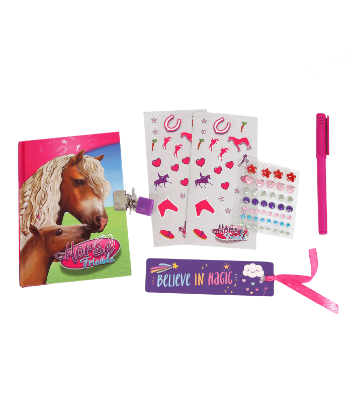 SET DIARIO HORSE FRIENDS