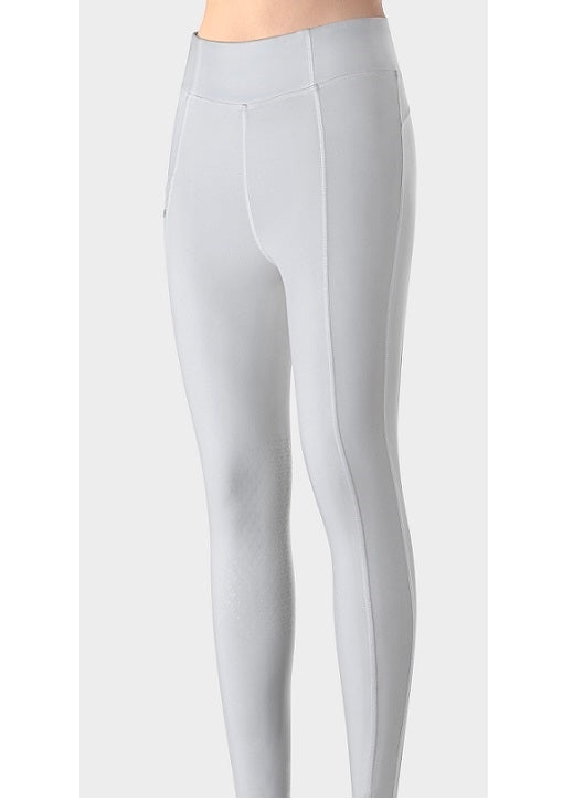 LEGGINGS DONNA GRIP GINOCCHIO EDIEKH EQUILINE BIANCO  N09095