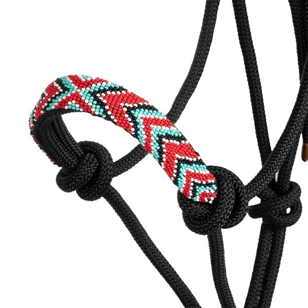 CAVEZZA IN CORDA CON PERLINE PLH03012