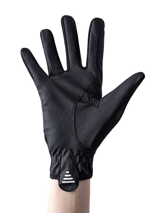 GUANTI EQUILINE UNISEX SUMMER GLOVE NERO T11235 (ES124)