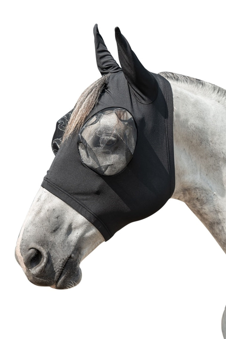 MASCHERA ANTI MOSCHE IN LYCRA E RETINA COPRIORECCHIE HKM