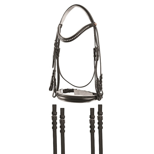 BRIGLIA DRESSAGE CON BRILLANTINI JM BR00220