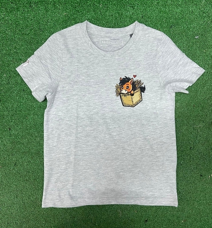 T-SHIRT KIDS TASCA ASH HEATHER MATINGOLD