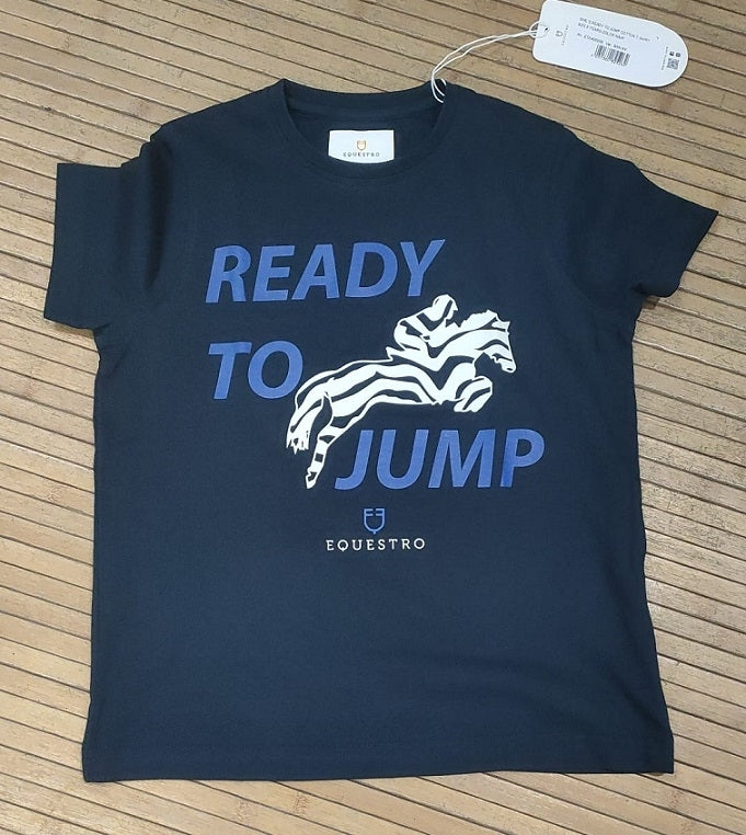 T-SHIRT JUNIOR READY TO JUMP EQUESTRO ETKA00200