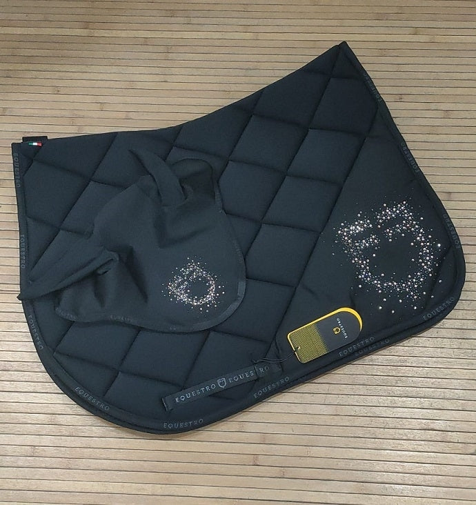 SOTTOSELLA E CUFFIA DIAMOND EQUESTRO ETH09037+ETH09038