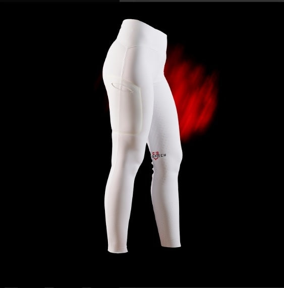 LEGGINGS EQUESTRO MODELLO RIDERTECH BIANCO ET06785