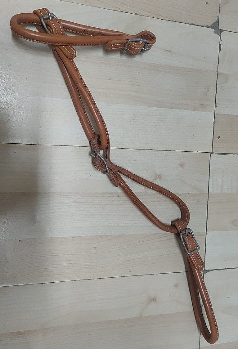 PORTATIRANTI IN CUOIO 4 PZ CORDONCINO NATURALE