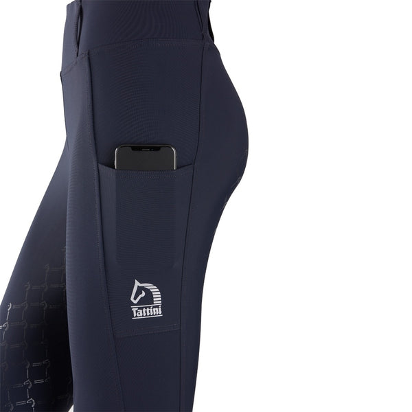 LEGGINGS TATTINI AGATEA DONNA 0215899 BLU (TAW24)