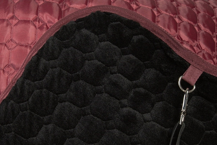 COPERTA DA BOX 200 GR ADONIS EQUILINE INTERNO IN AGNELLINO SINTETICO A11227  BORDEAUX (EQW24)