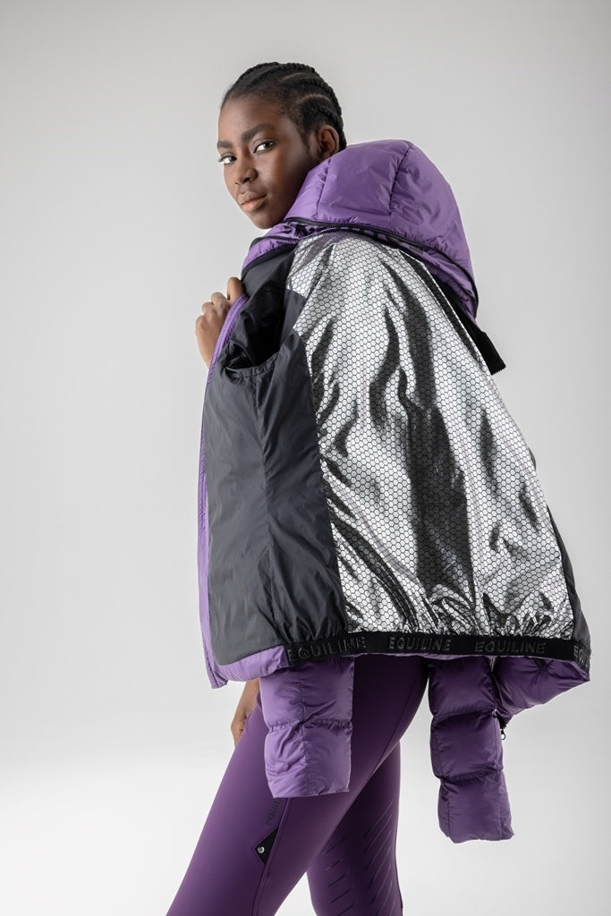 BOMBER IMBOTTITO DONNA RIPSTOP CAIETY Q10745 EQUILINE (EQW24)