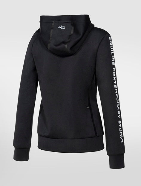 FELPA EQUILINE DONNA TECH CON CAPUCCIO CUSAC R09852 (EQW24)