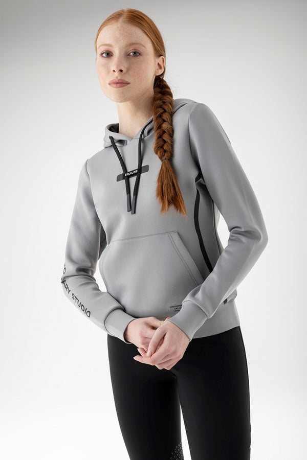 FELPA EQUILINE DONNA TECH CON CAPUCCIO CUSAC R09852 (EQW24)