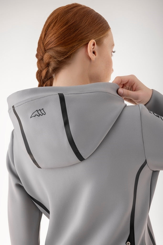 FELPA EQUILINE DONNA TECH CON CAPUCCIO CUSAC R09852 (EQW24)