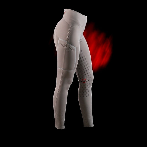 LEGGINGS EQUESTRO MODELLO RIDERTECH GRIGIO ET06785