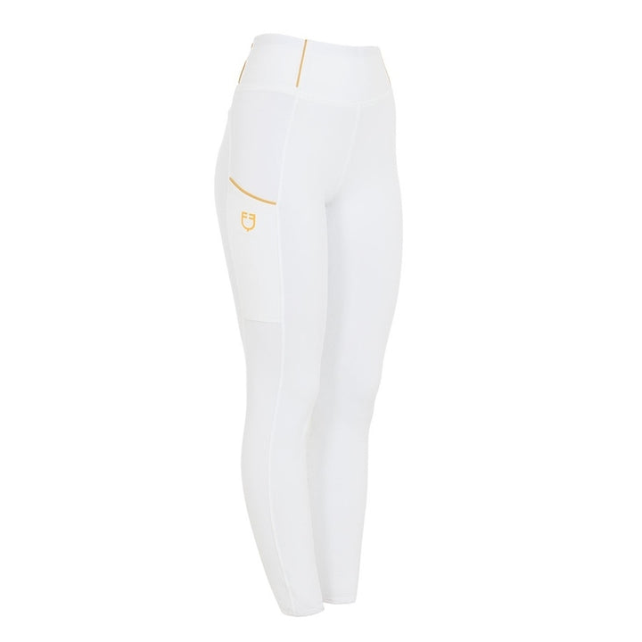 Leggins donna slim fit full grip BIANCO ETW00047 (EQSS24)