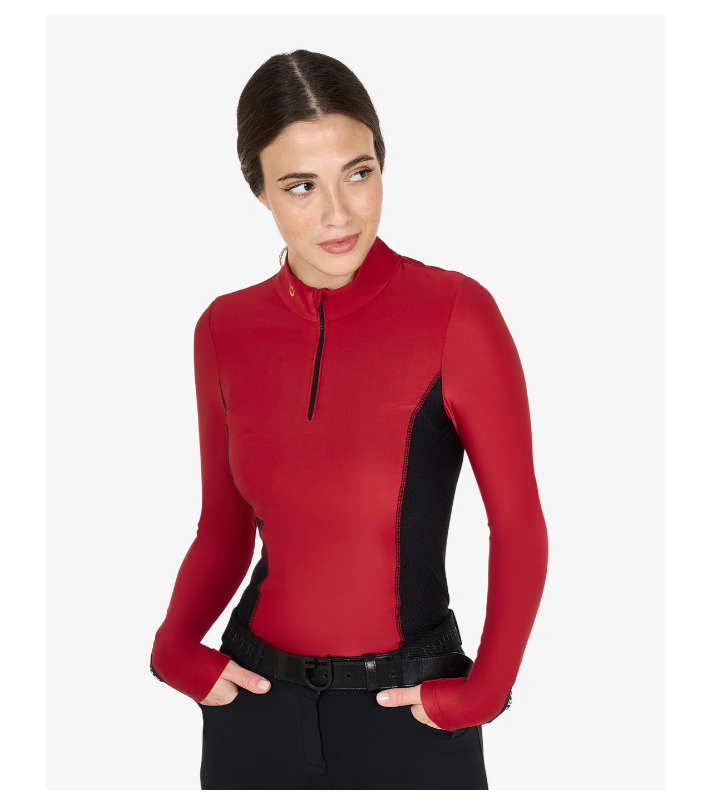MAGLIA DONNA TERMICA TRAINING POLO ETW00064 EQUESTRO (EQUW24)