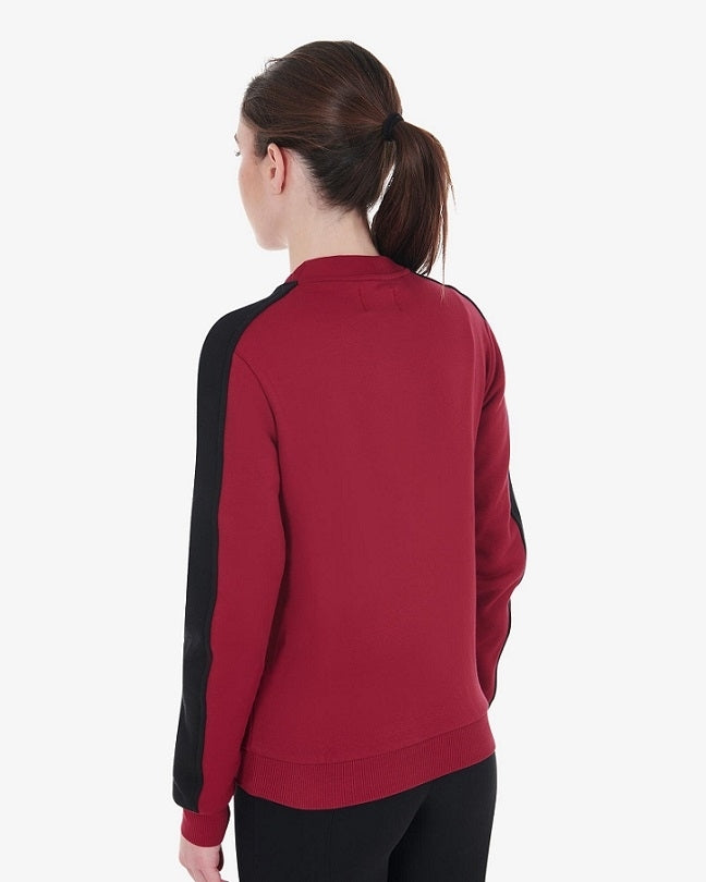 FELPA GIROCOLLO CON LOGO ETW00067 EQUESTRO (EQUW24)