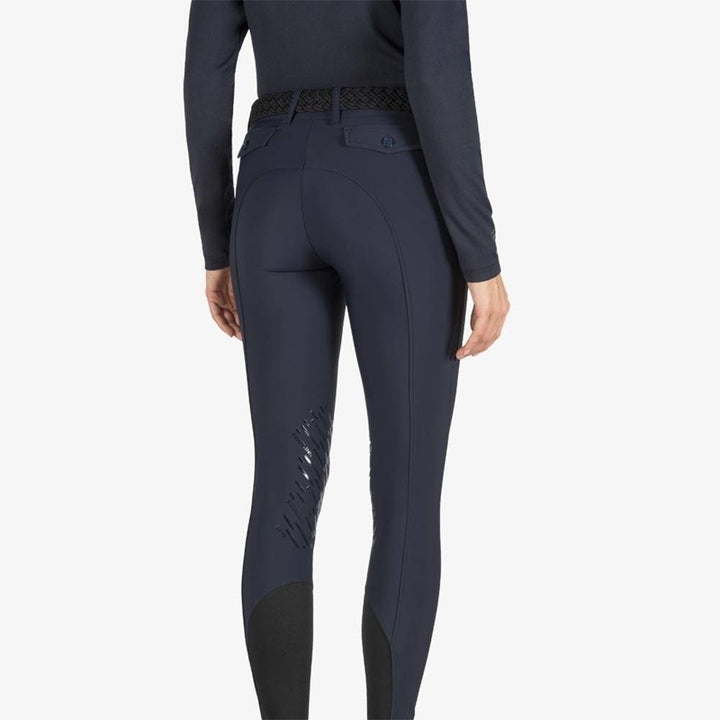 PANTALONE DONNA GRIP GINOCCHIO CORNER EQUILINE N09085 BLU