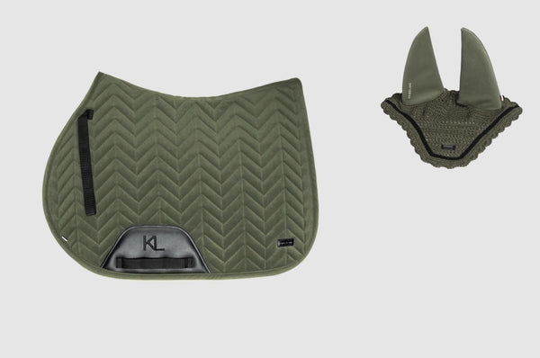 SOTTOSELLA E CUFFIA  VELVET JUMPING KINGSLAND (KLW24) 2430423765 243040678