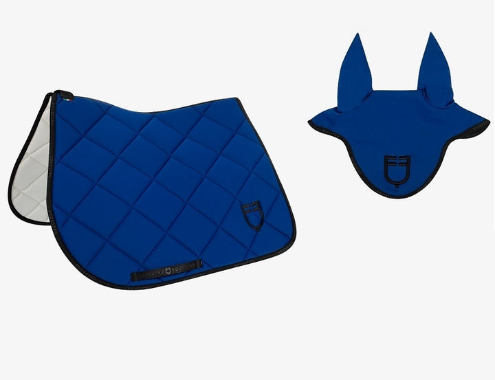 SOTTOSELLA E CUFFIA  PONY MODELLO GP CON LOGO EQUESTRO ETH09021L  PONY