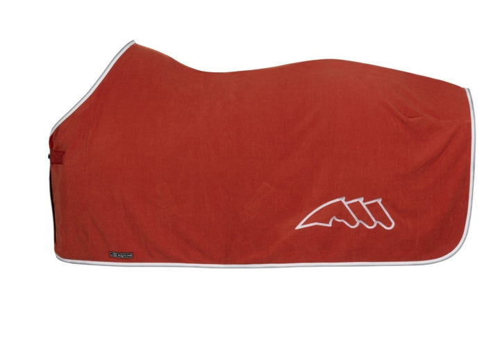 COPERTA MICROPILE CON RICAMO EFUK EQUILINE A12023 (ES025)