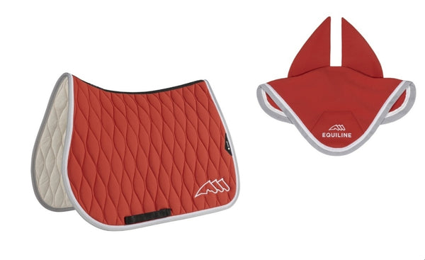 SET SOTTOSELLA E CUFFIA EBREC EQUILINE B11320 E11259 (ES025)