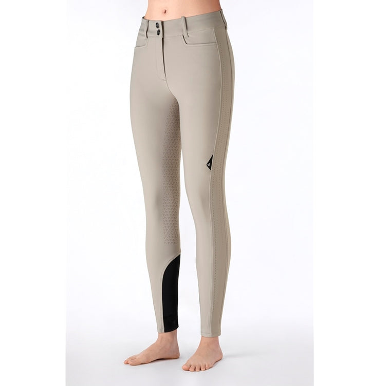 PANTALONE DONNA FULL GRIP VITA ALTA BEIGE ENDRAFH EQUILINE N09155 (ES155)