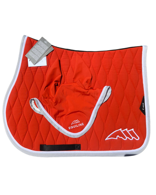 SET SOTTOSELLA E CUFFIA EBREC EQUILINE B11320 E11259 (ES025)