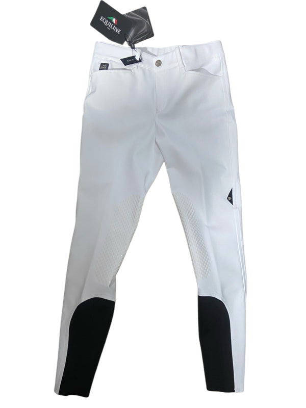 PANTALONE UOMO GRANT EQUILINE N08479 bianco tg 44