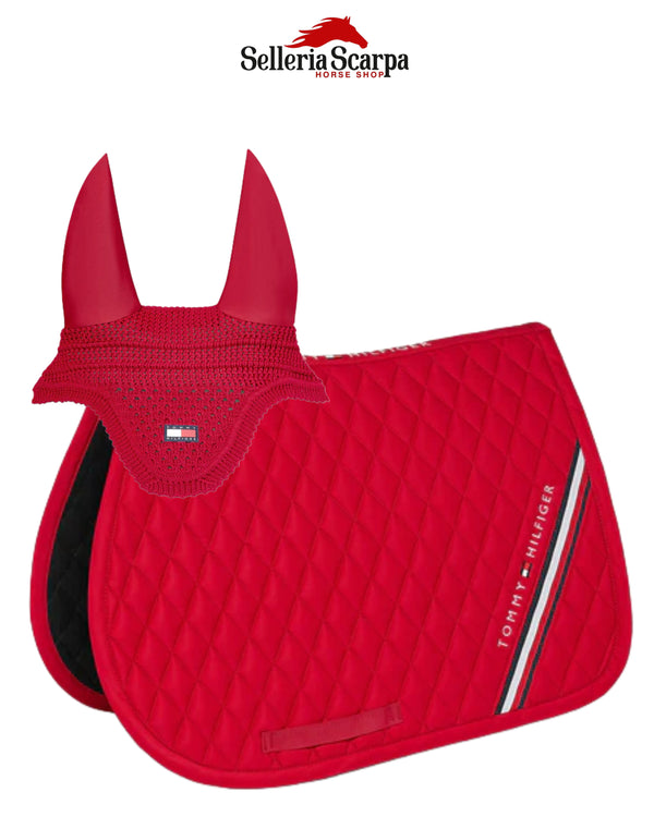 SET SOTTOSELLA STANFORD E CUFFIA LEXINGTON TOMMY HILFIGER ROSSO (THW25)