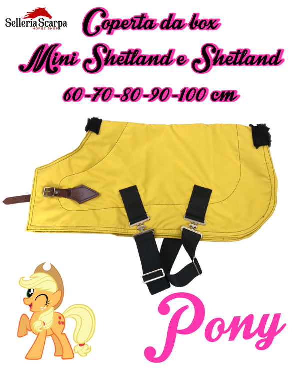 COPERTA DA BOX MINI SHETLAND