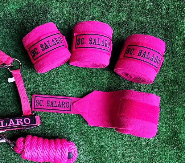 FASCE IN PILE 4 PZ PERSONALIZZATE CON RICAMO