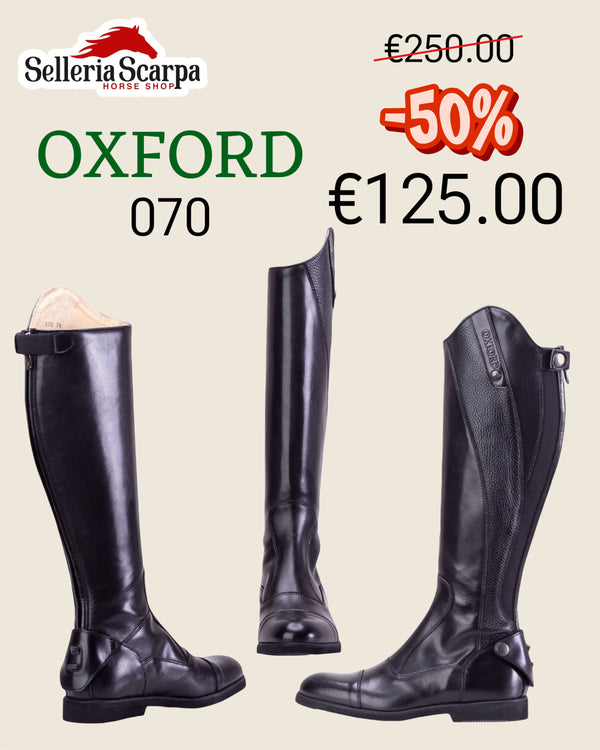 STIVALE MONTA INGLESE BIMBO/A NERO OXFORD 070
