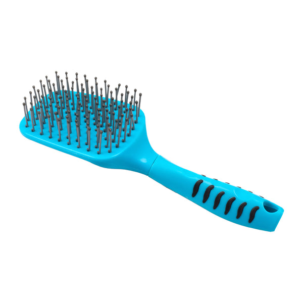 SPAZZOLA TONDA CODA E CRINIERA C/MANICO ERGONOMICO