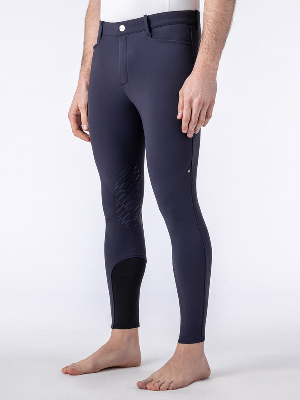 PANTALONI UOMO GRIP GINOCCHIO BARTEK BLU EQUILINE N08203