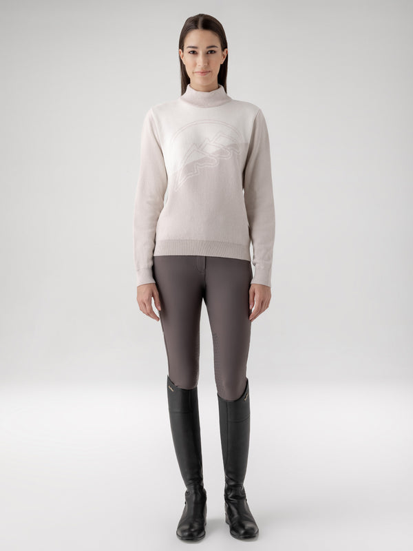 PULLOVER DONNA COLLO ALTO EPLIC EQUILINE R09875 EW025