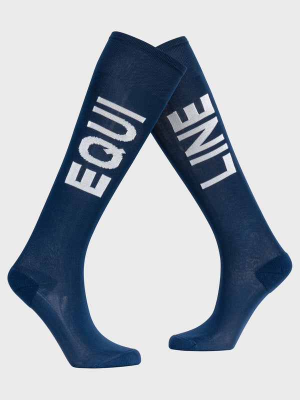 CALZINO JUNIOR CALZIK BLU EQUILINE T11506 EQW25