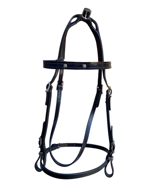 BRIGLIA IN CUOIO SPAROCCHIATA