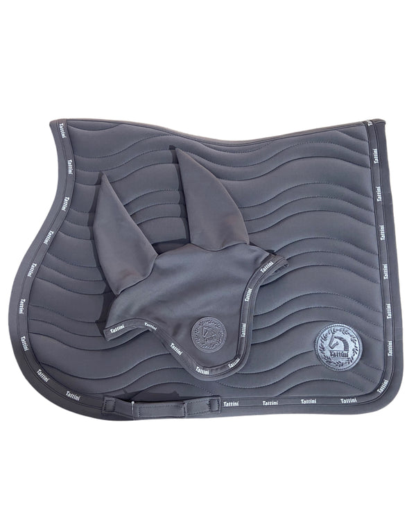 SET SOTTOSELLA E CUFFIA TATTINI MOMA GRIGIO
