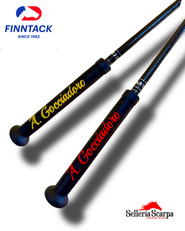 Frusta Da Corsa Turchese Per Cavallo In Paracord - Materiale Tack Equitazione