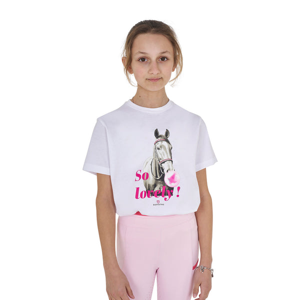 T-SHIRT BAMBINA SO LOVELY IN COTONE