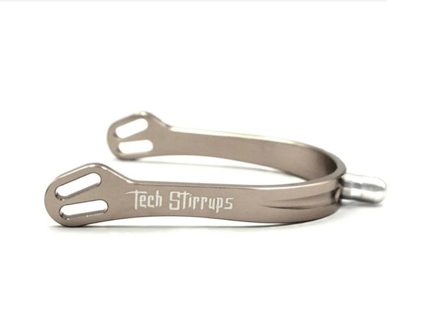 SPERONI ADULTO MILAN TECH STIRRUP C/RICAMBI REMOVIBILI MARRONE