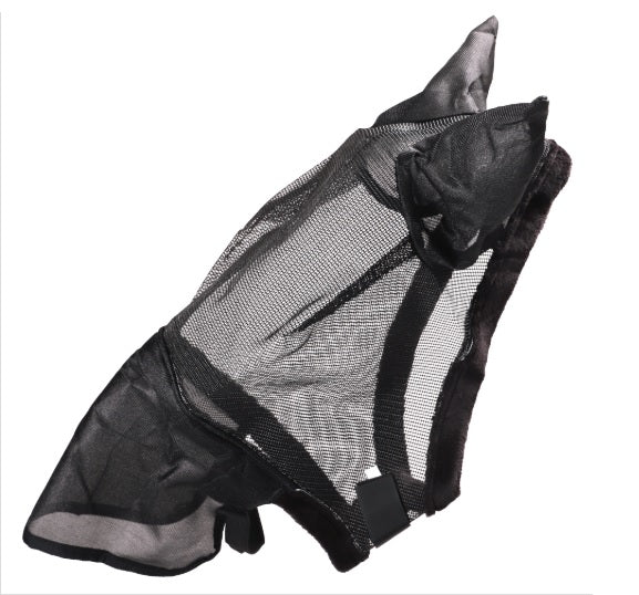 MASCHERA ANTIMOSCHE C/ORECCHIE E CERNIERA RACING TACK