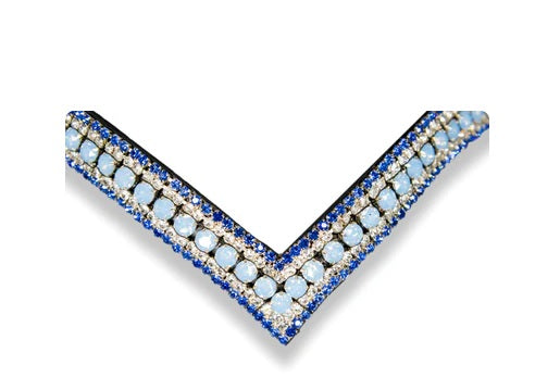 FRONTALINO SPARKS N BLINGS SHAPE AIRBLUE OPAL BLACK