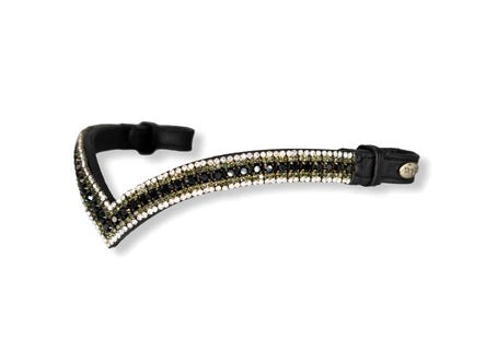 FRONTALINO SPARKS N BLINGS GREY BLACK