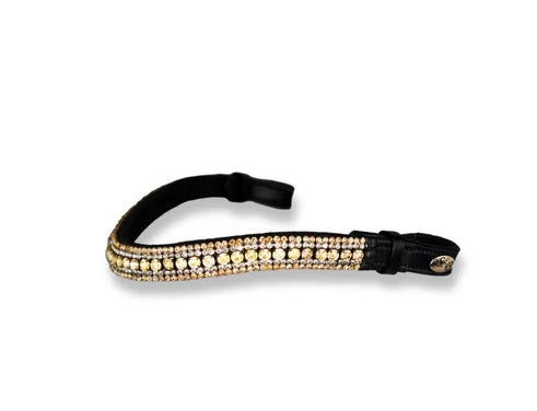 FRONTALINO SPARKS N BLINGS LIGHT GOLD BLACK
