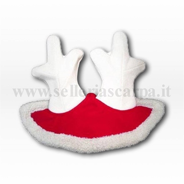 Immagine di CUFFIA NATALE RENNA SELLERIA SCARPA 5091