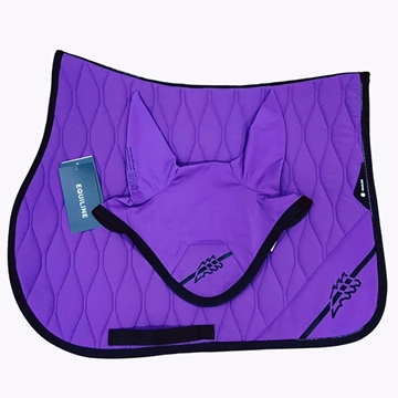 Immagine di SOTTOSELLA E CUFFIA  CUMIRC EQUILINE B11315 E11256 (EQW24) PURPLE